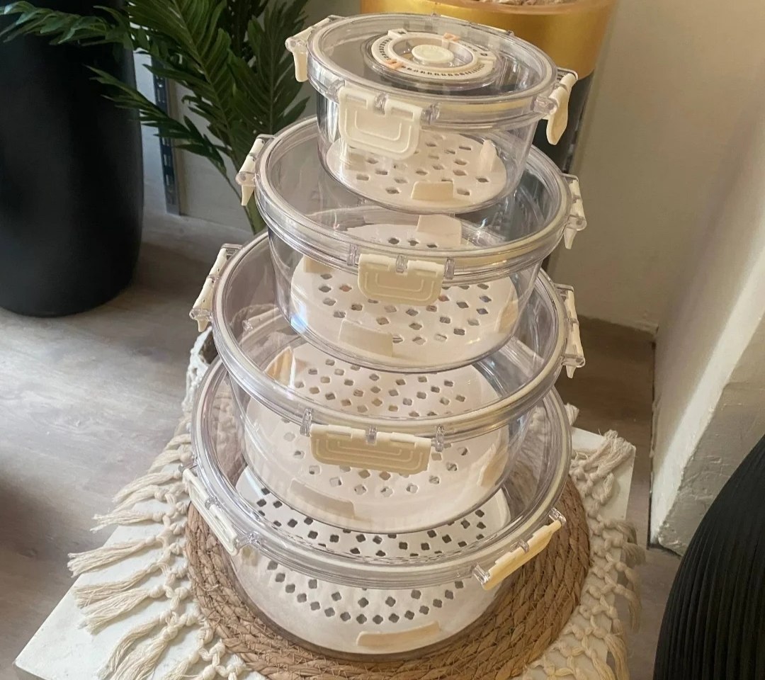 طقم تلاجه 4 قطع بالتايمر اكسفورد