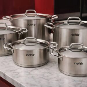 طقم حلل استلس نهير 10