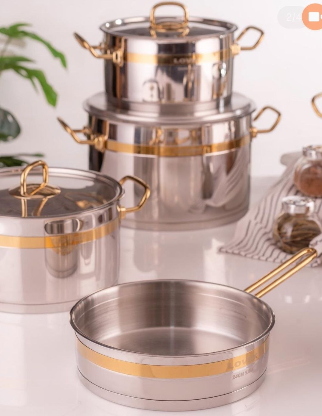 طقم حلل استانلس لوفينيكس - الصورة 2