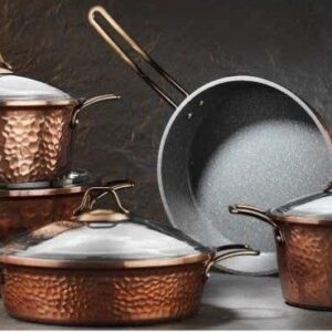 طقم حلل جرانيت بريوني غطا استلس