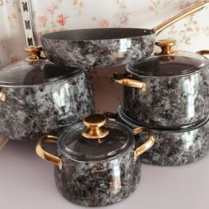 طقم حلل جيرانيت بريوني (Brioni