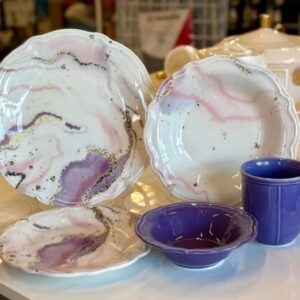 طقم عشاء بورسلين 30 قطعه بورصه