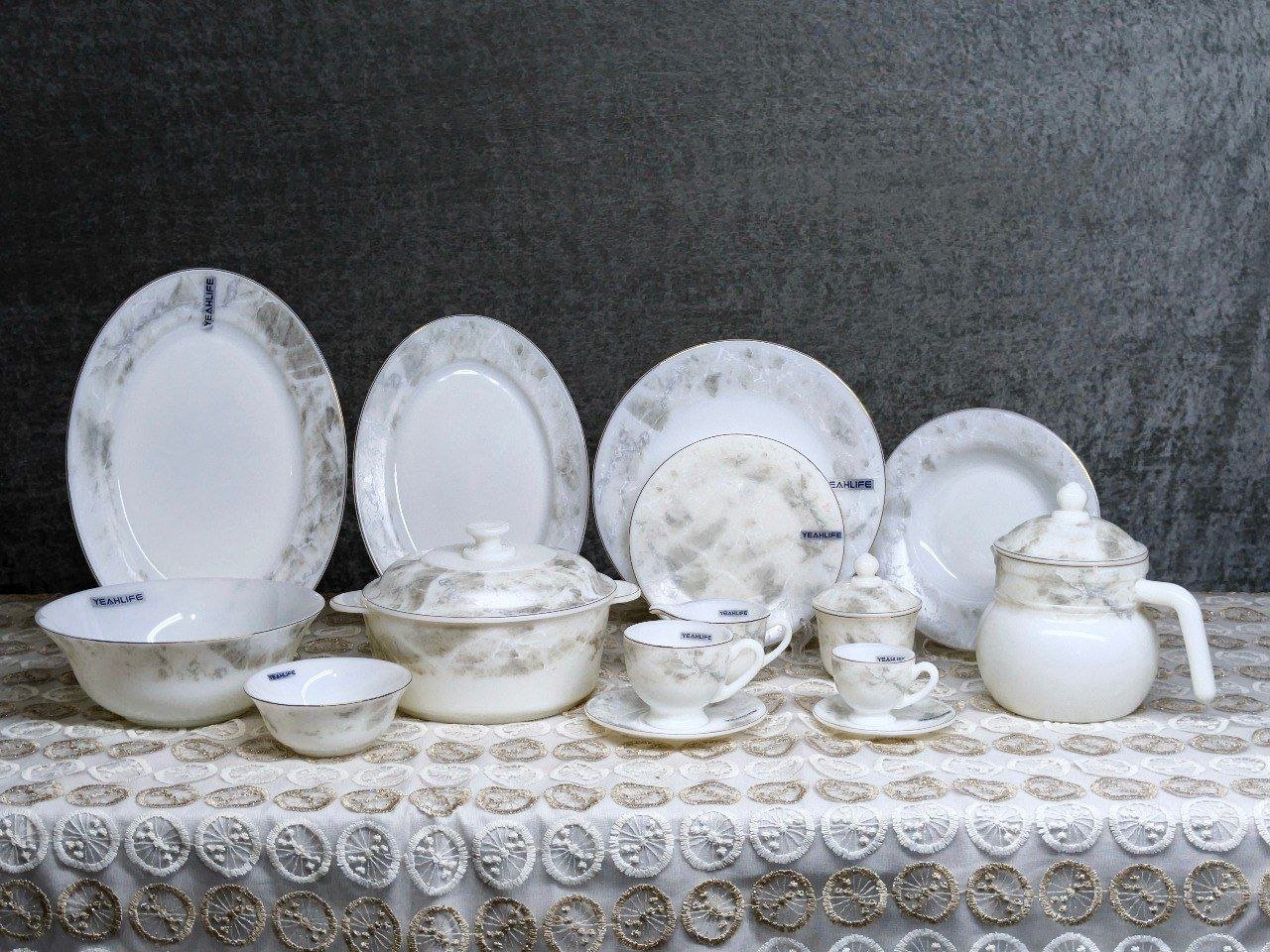 طقم اركوبال 58 قطعه تايلندي مدور