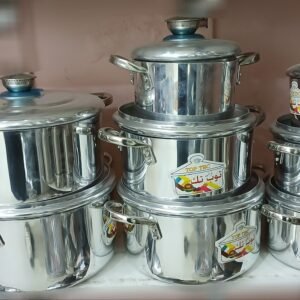 طقم حلل الومنيوم توب تك  8 حلل
